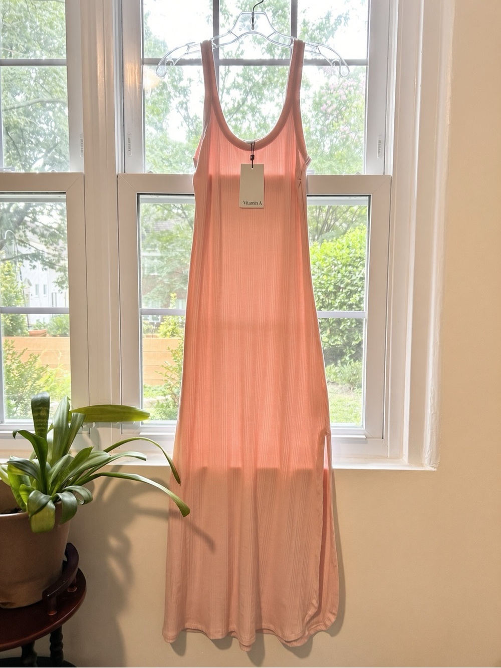 Vitamin A West Organic Rib Tank Dress